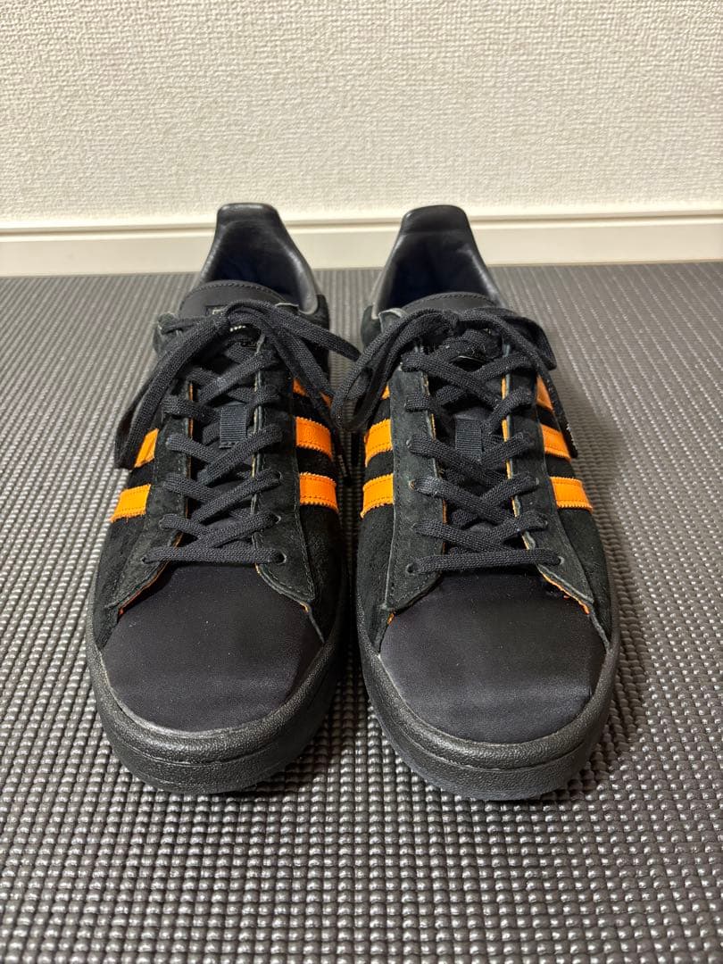 ポーター アディダス オリジナルス キャンパス ブラック オレンジ 26.5