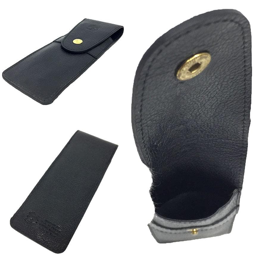 IL BISONTE レザー ペンケース ブラック aq12018