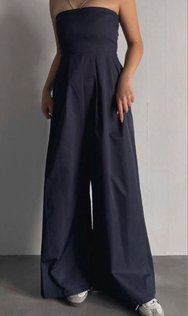 room306 Bare Tuck Wide All-in-one【NAVY】