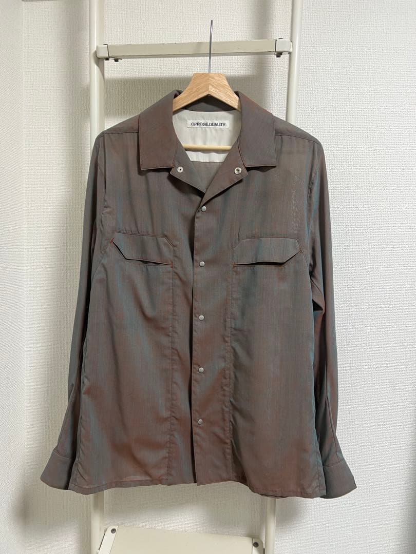 トップス OPPOSE DUALITY 25ssChambray Panel Shirts