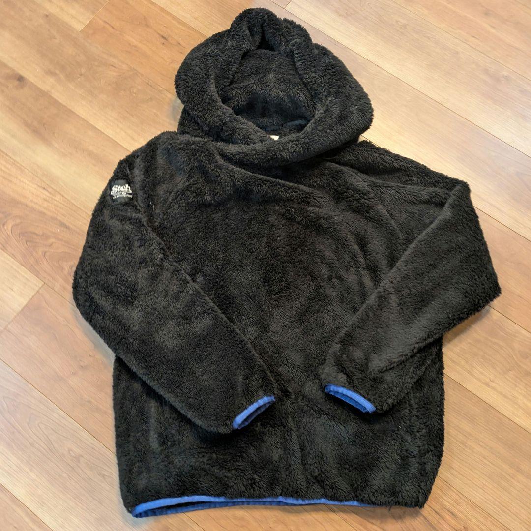 Stch ボアフリースパーカー