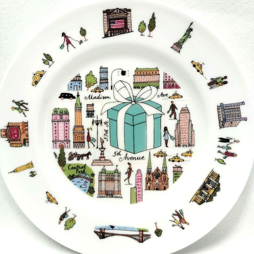 【T】Tiffany & Co.　5thアベニュープレート　皿　4枚セット
