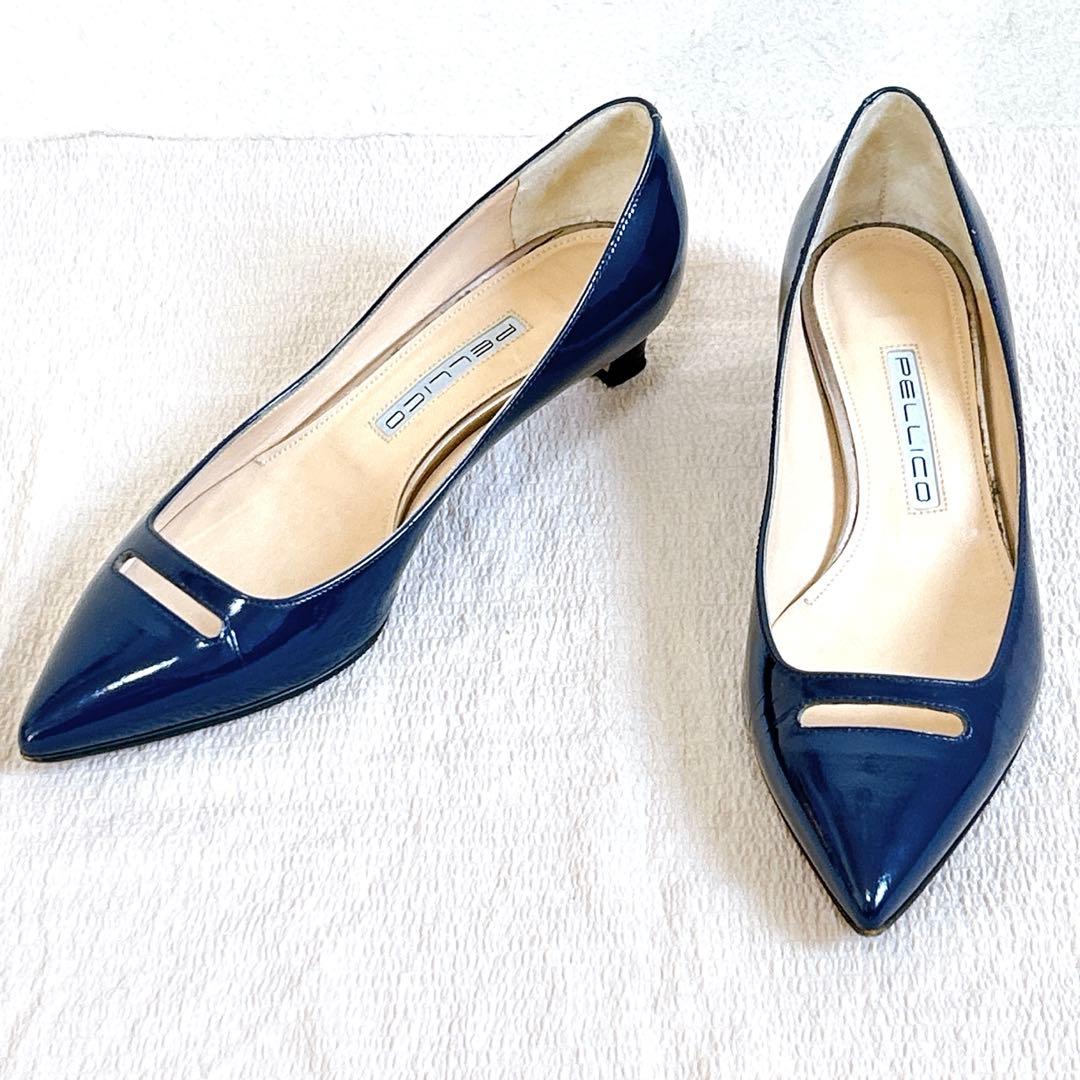 ✨美品✨ 【PELLICO】 ペリーコ パンプス アネッリ エナメル 使用少