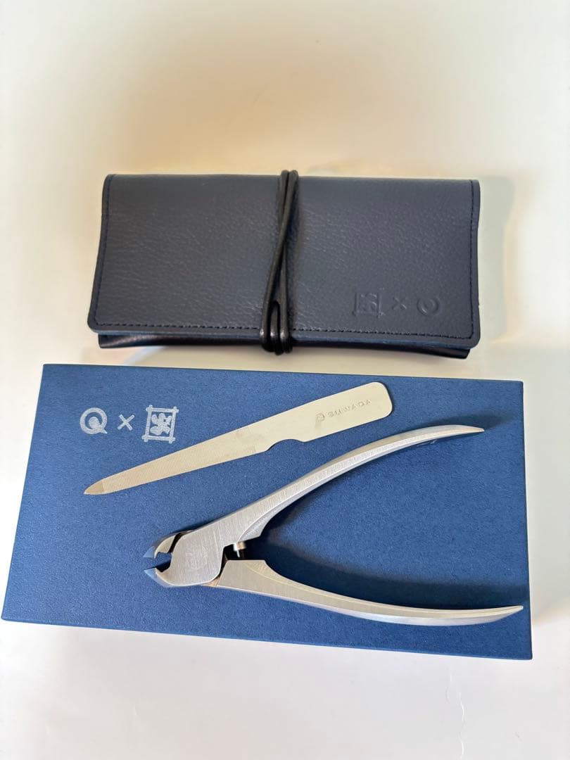 SUWADA　 超高級爪切り クラシックL 革ケース付 美品セット