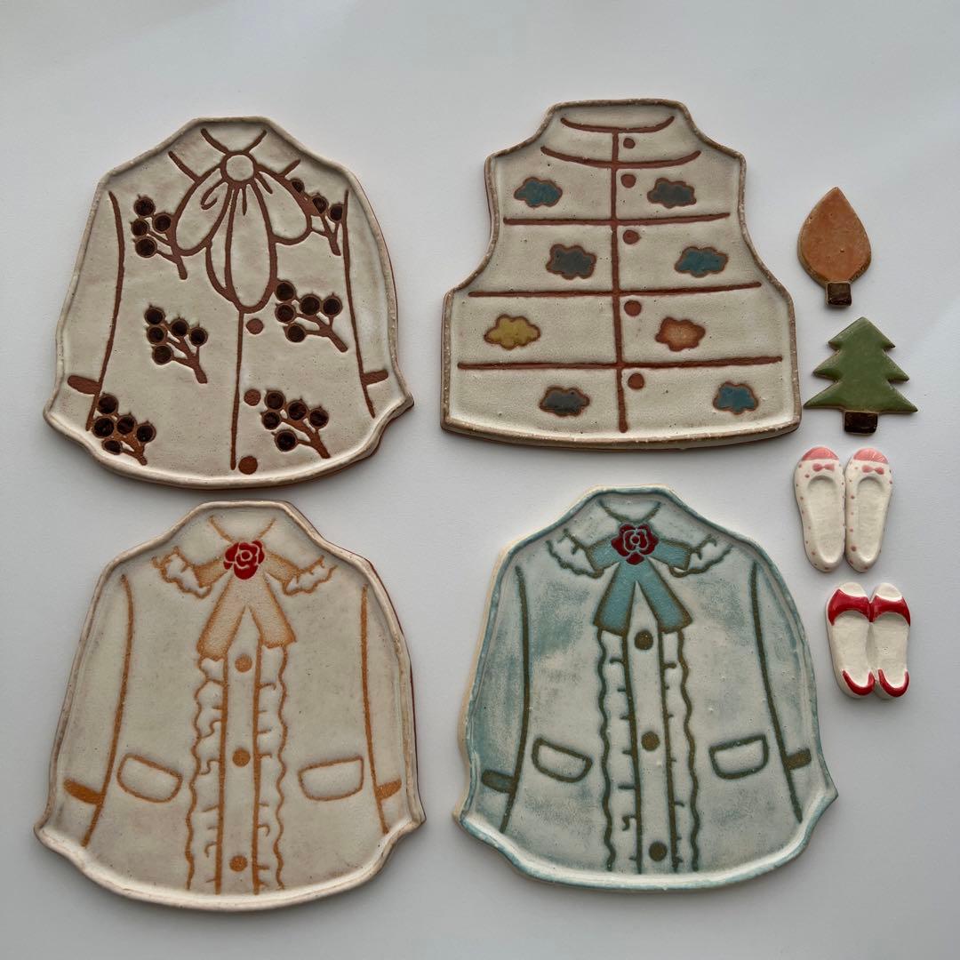 木村涼子　さん　洋服プレート　箸置き