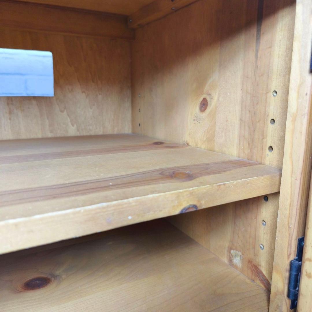 カントリー家具 ハート型 TV オーディオラック2段 木製