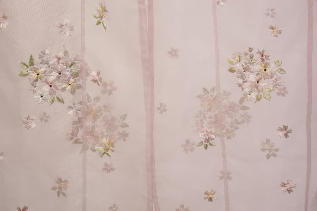 和装　女の子　着物　羽衣　ピンク