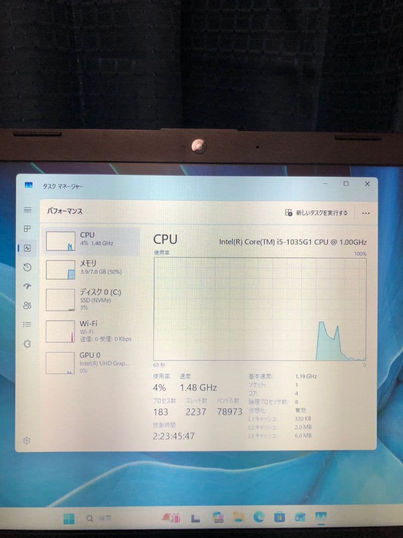 HP Core i5 - 1035G1ノートPC DVDドライブ付き
