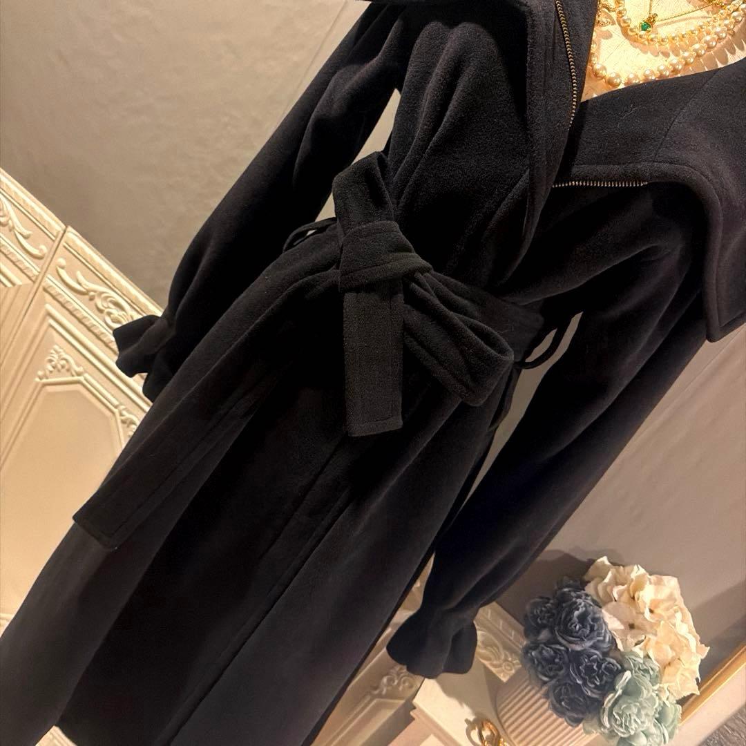 【8万円】SHIZUKA KOMURO アンゴラウール　デザイン　コート