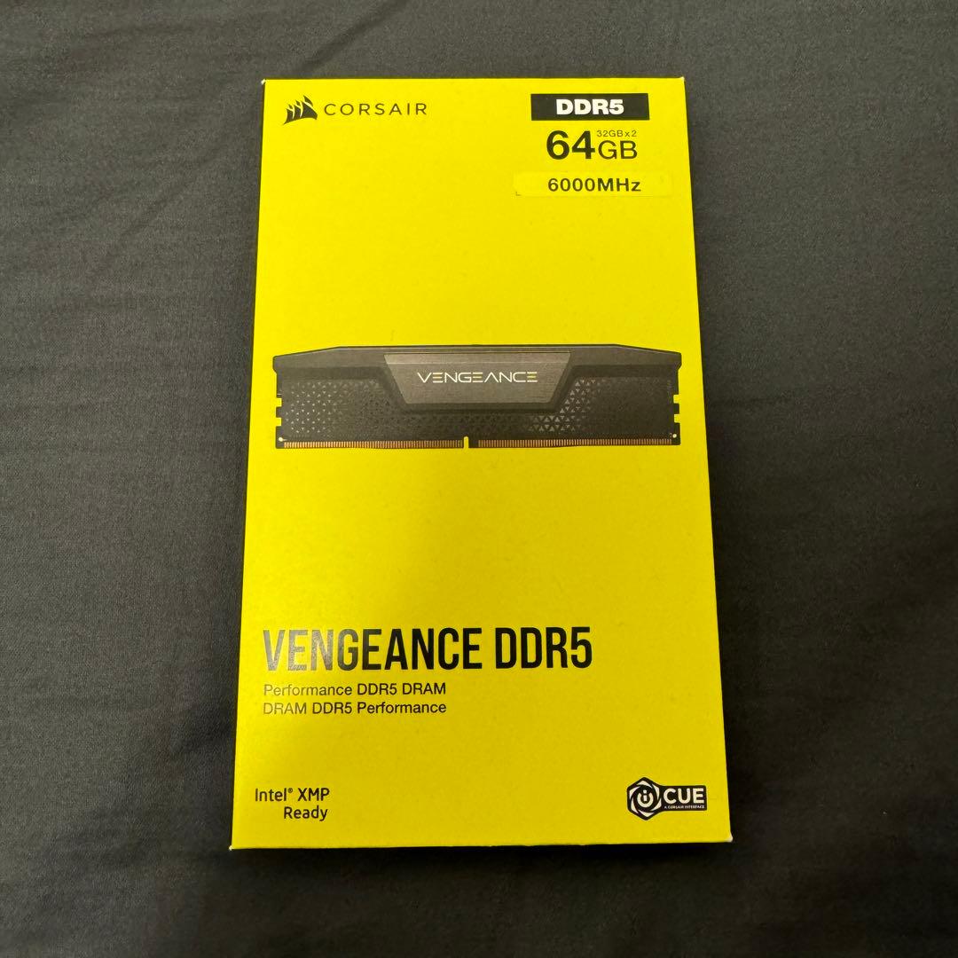 メモリー CORSAIR VENGEANCE DDR5 64GB 6000MHz