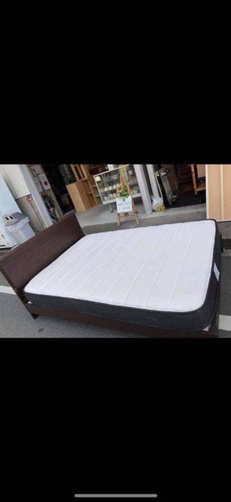 セミダブルベッド(マットレス付き)