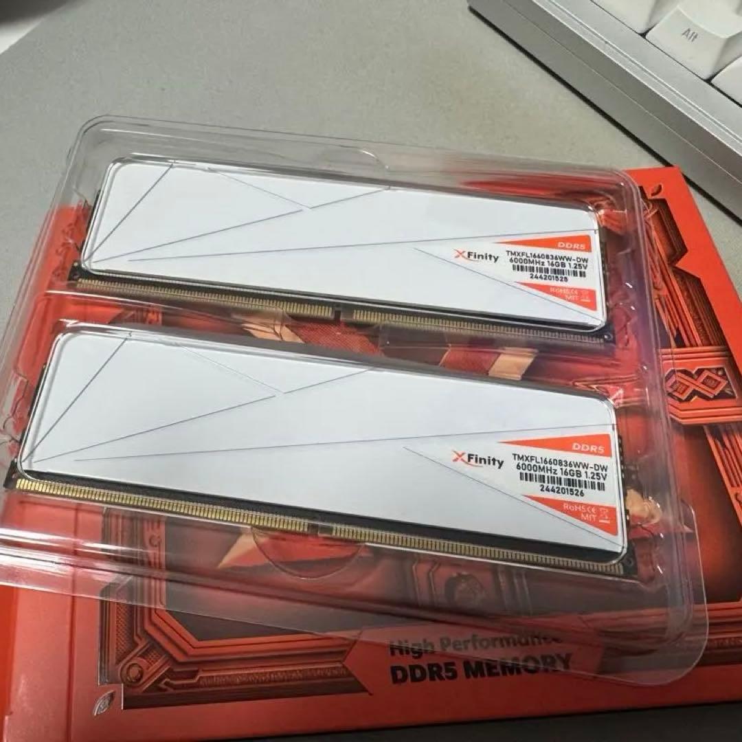 メモリー V-color DDR5-6000 32GB(16GBx2) White