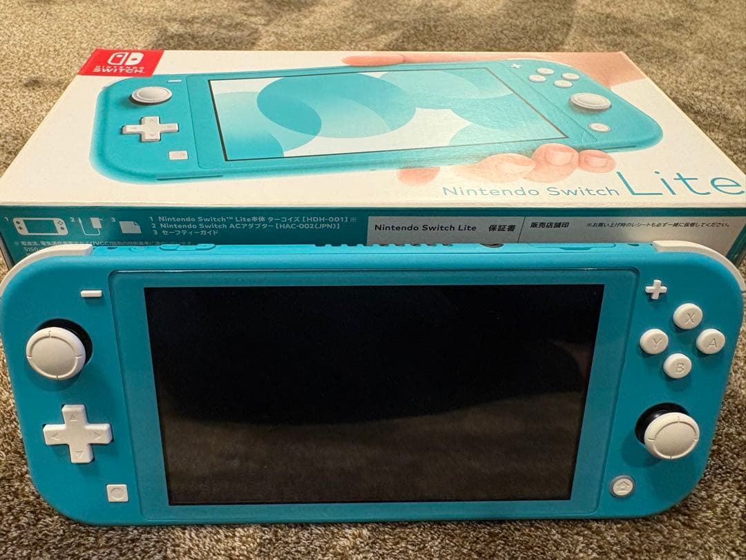 Nintendo Switch Lite 本体 ターコイズ ACアダプタ未使用