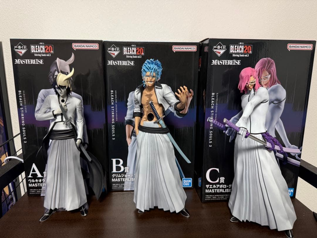 BLEACH一番くじ　ウルキオラ　グリムジョー　ザエルアポロ　説明欄必読