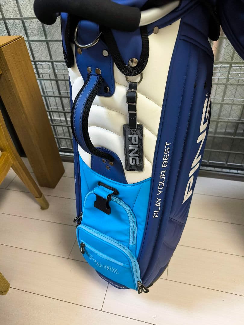 PING ゴルフバッグ 青色