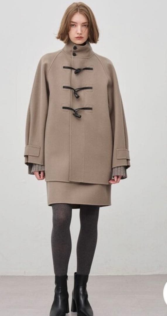 お値下げ【新品】uncraveメルトンリバー ミドルダッフルコート