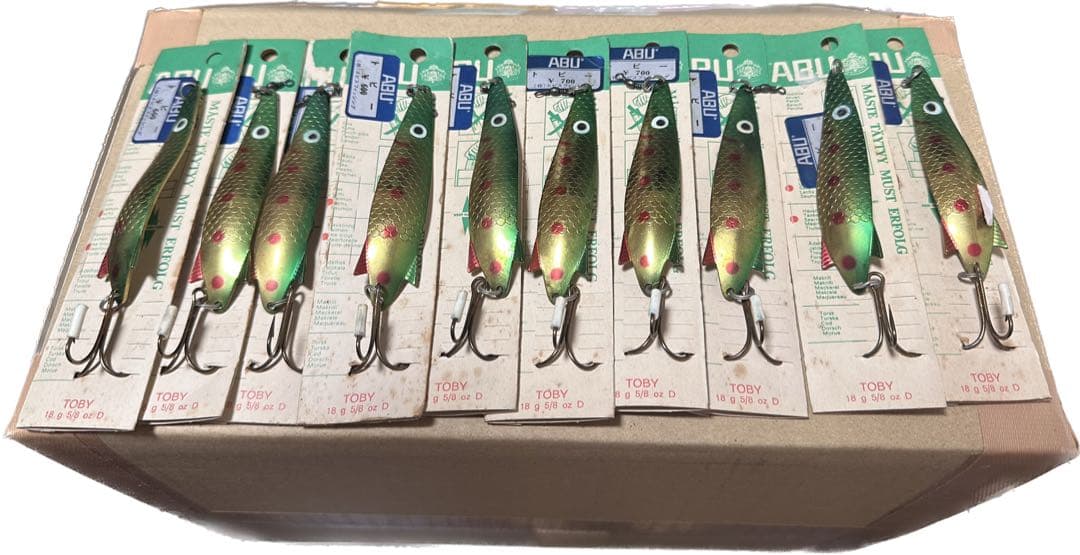 ヴィンテージ ABU トビー 18g スプーン台紙付き 10個セット③