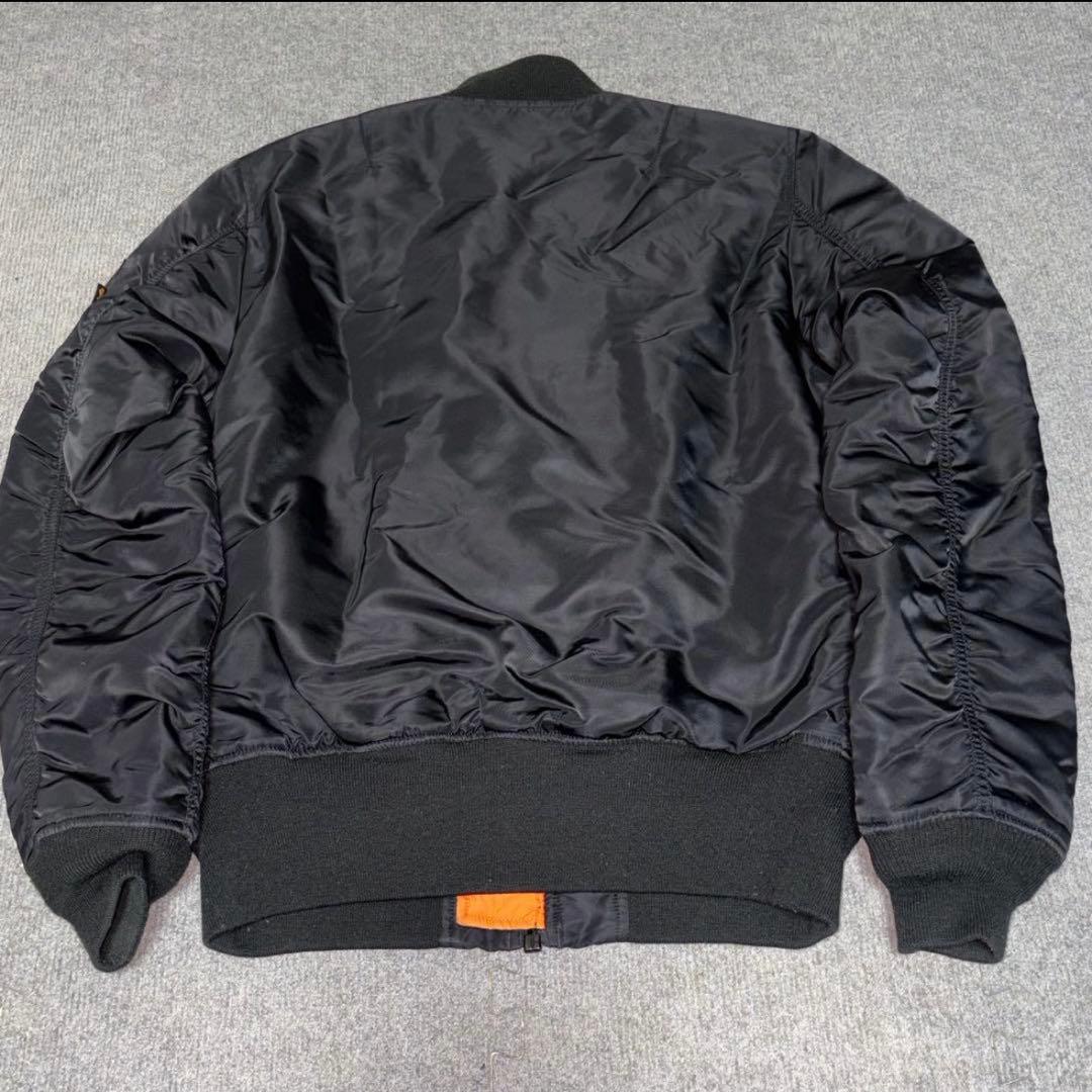 【極美品✨】【希少XL】ALPHA INDUSTRIE ma-1 ブラック XL