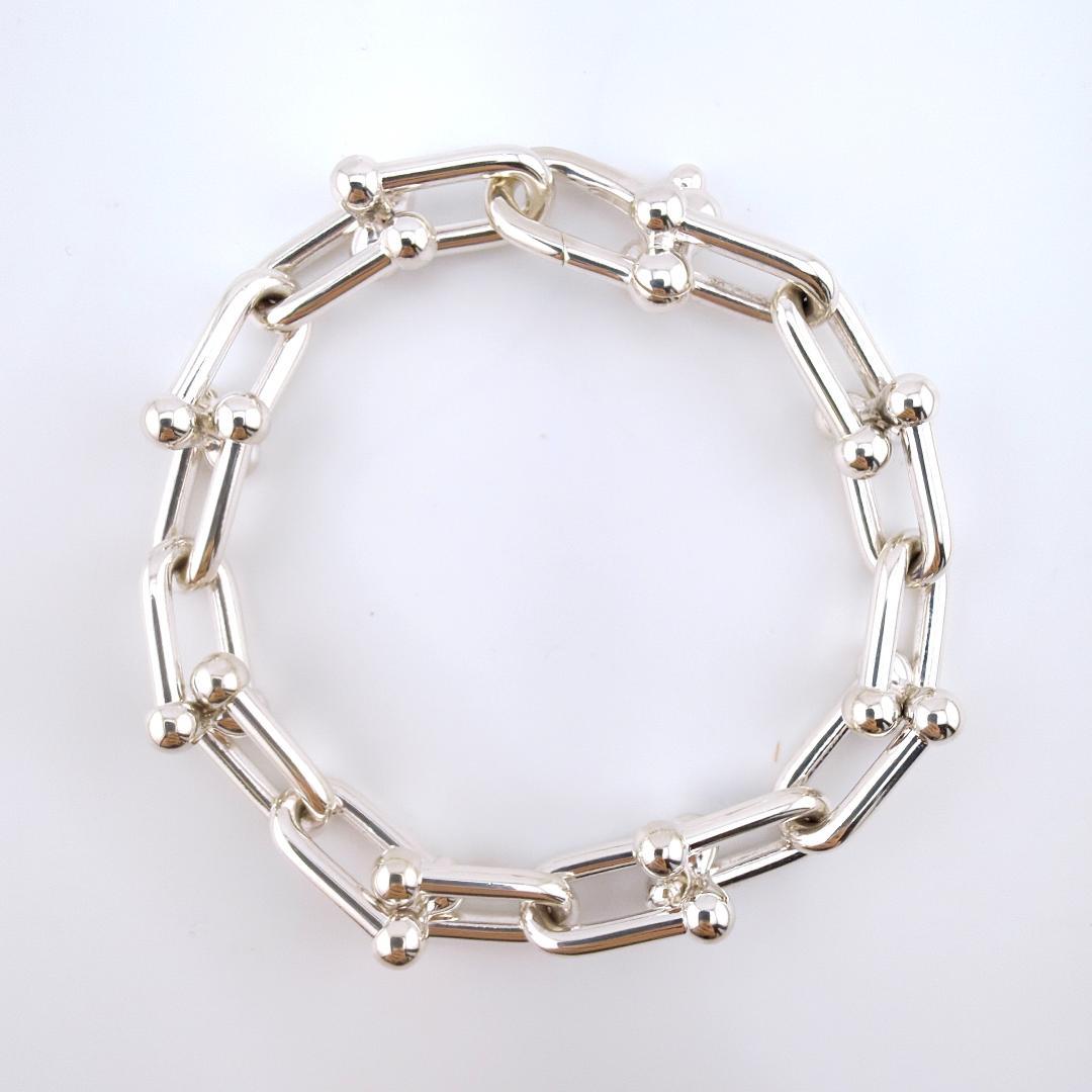 ティファニー ハードウェア ラージリンク 16コマ ブレスレット 2コマ足し