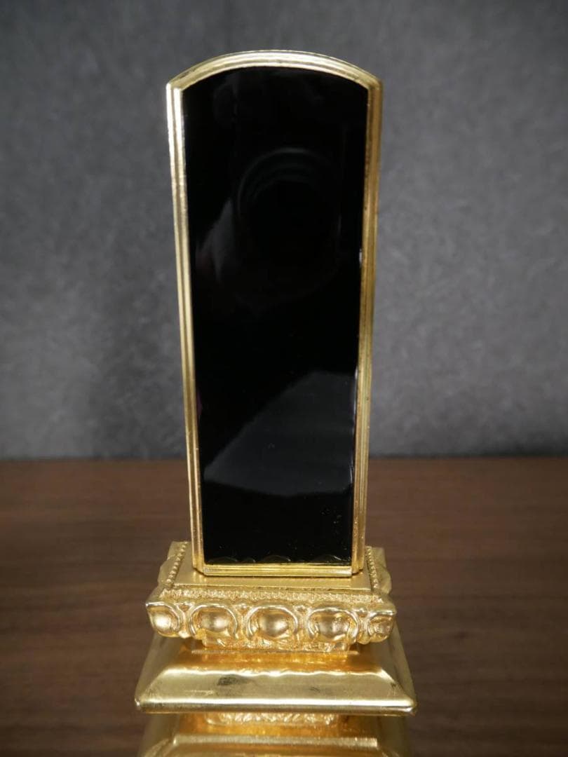 最終値下　【長期保管品】位牌　純金箔　仏壇　仏具　仏教美術　4297