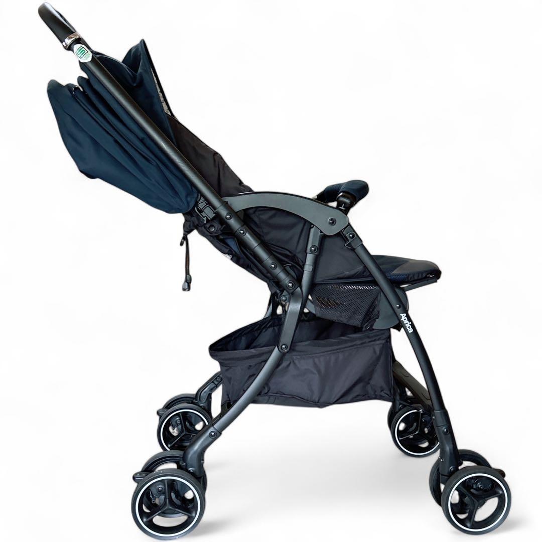 ✨良品✨Aprica ラクーナクッションAC ベビーカー レザーハンドル