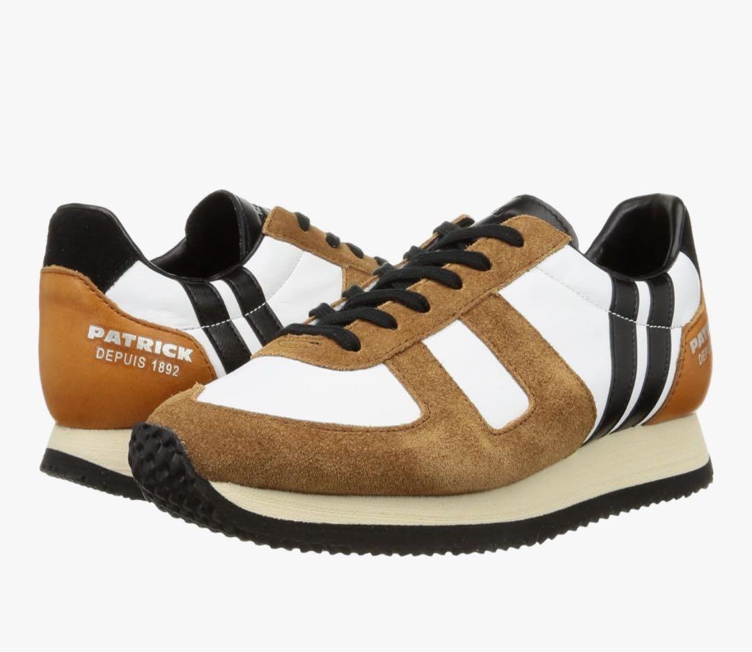 パトリック　スニーカー　日本製 カリフォルニーレザー　24.5 未使用展示品