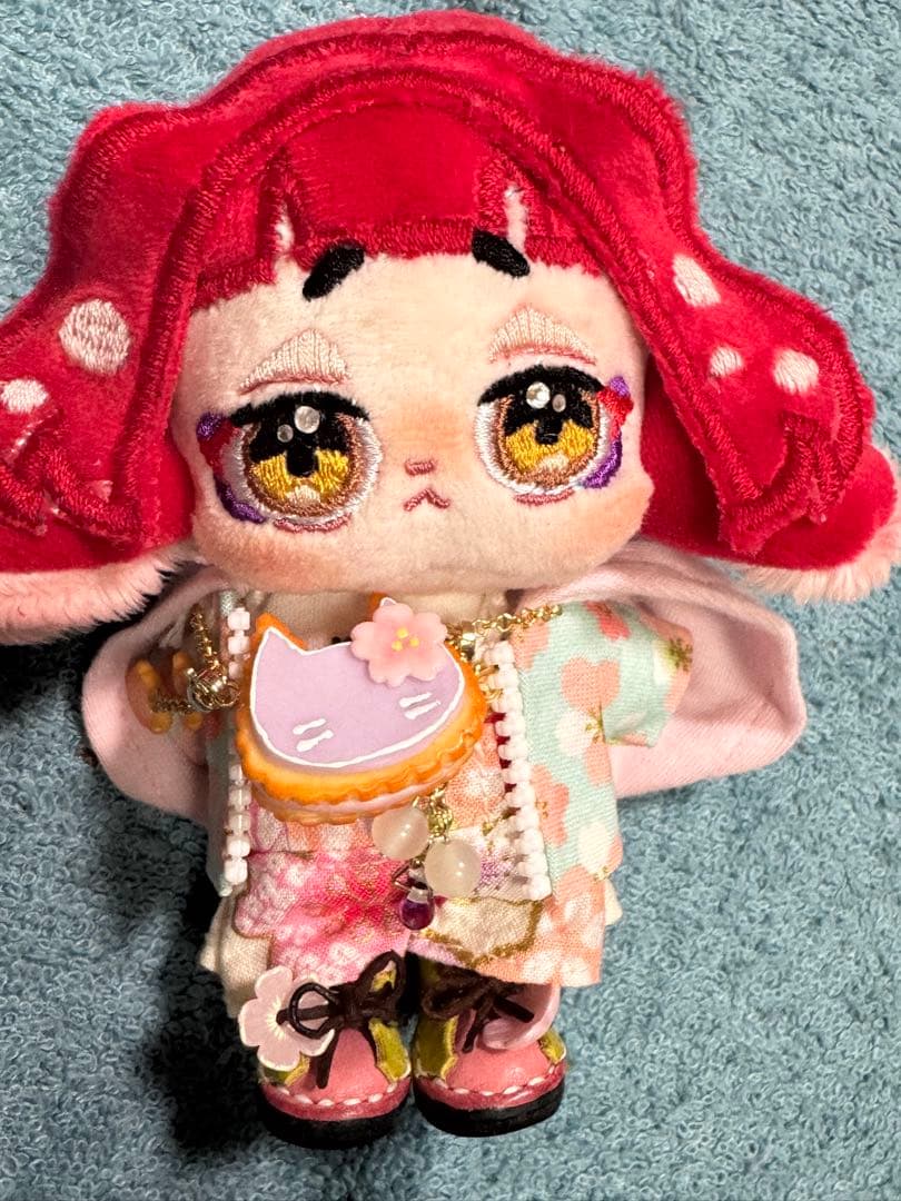 自作ぬい（毒きのこちゃん）