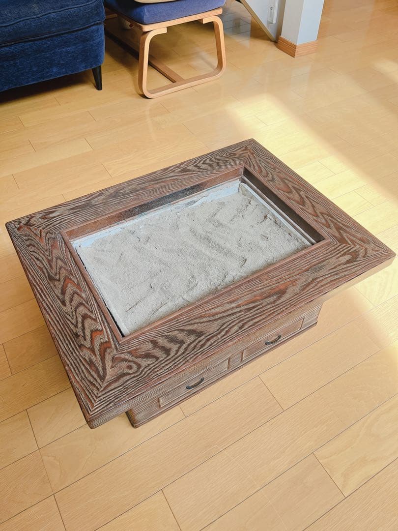 火鉢❁長火鉢　けやき　木製