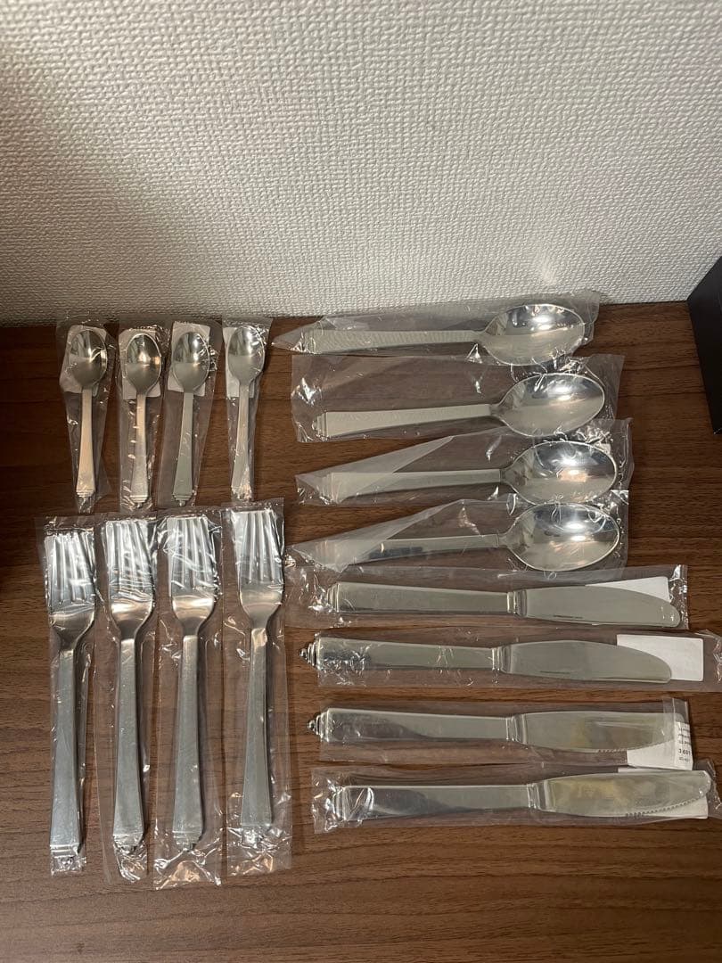 ジョージジェンセン　  ピラミッド　カトラリー 16本