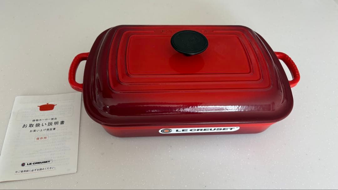 新品未使用 ルクルーゼ ココット29cm 赤