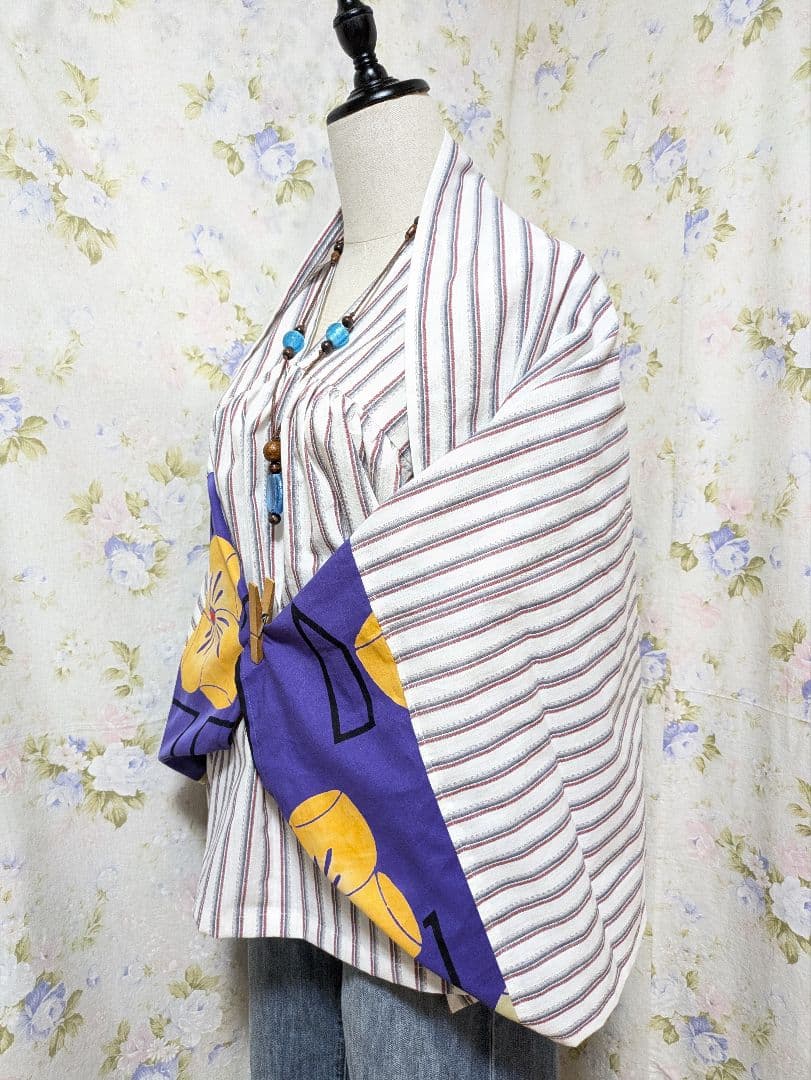 2726.27★NY★浴衣リメイク★着物リメイク★チュニック＆マーガレット