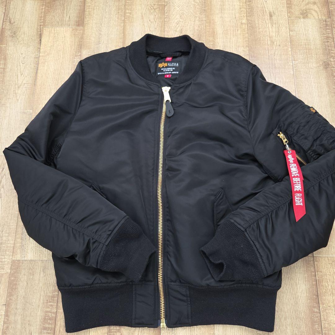アルファインダストリーズ MA-1 フライトジャケット ブラック M