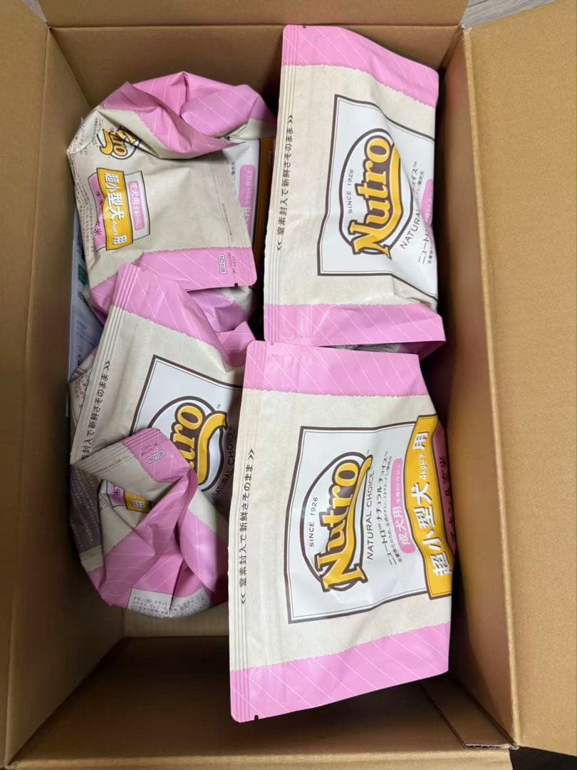 Nutro ナチュラルチョイス 超小型犬4kg 4袋