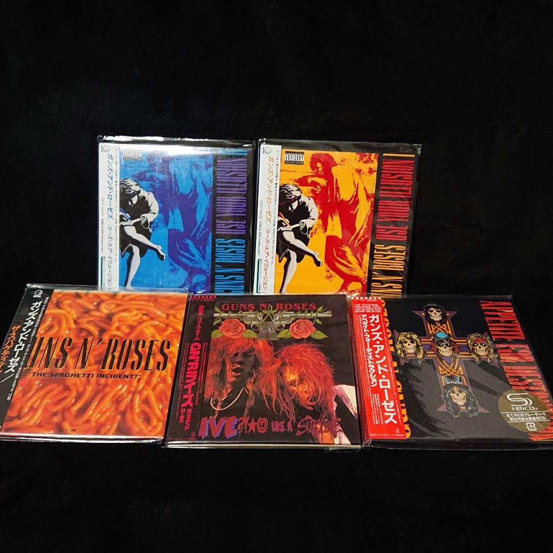 ガンズ・アンド・ローゼズ Guns N' Roses 紙ジャケット／5枚セット