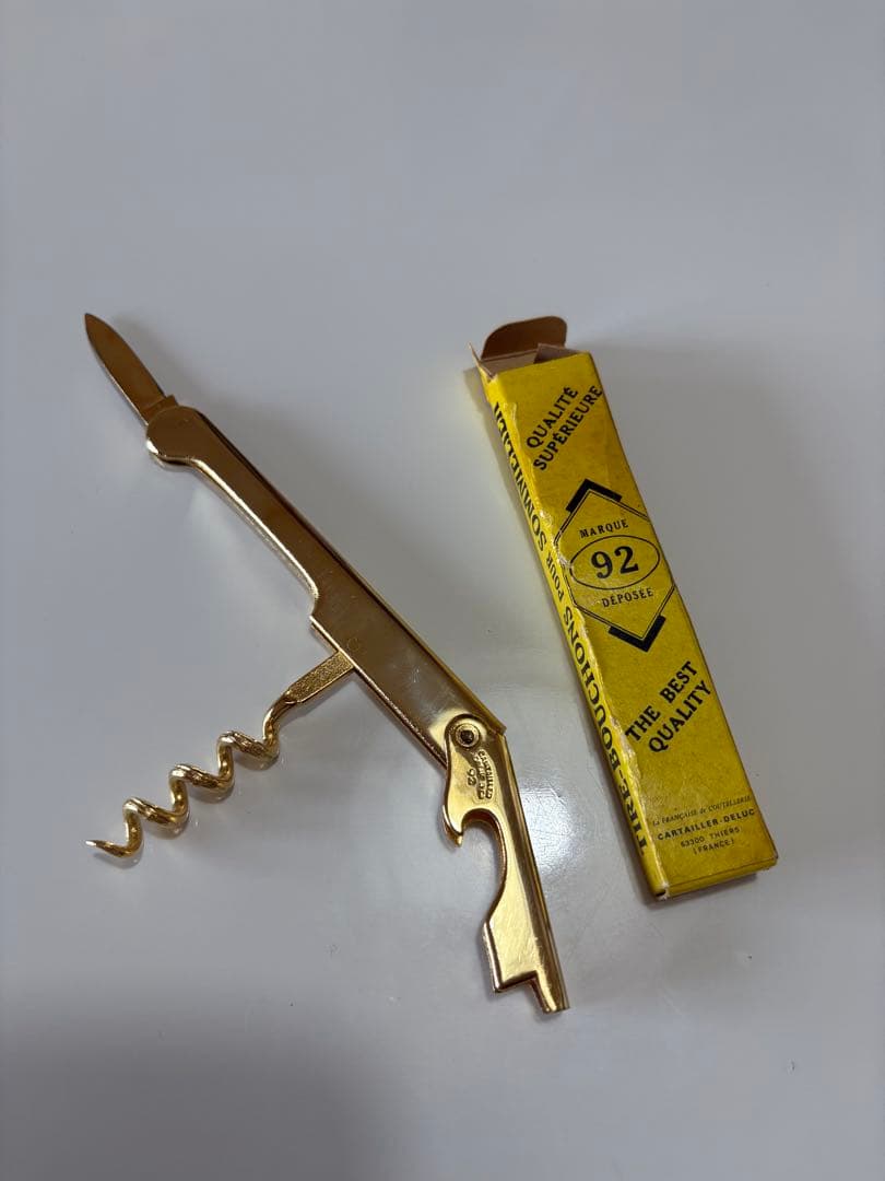 最終値下げ❗️ Cartailler Deluc ソムリエナイフ　ゴールド