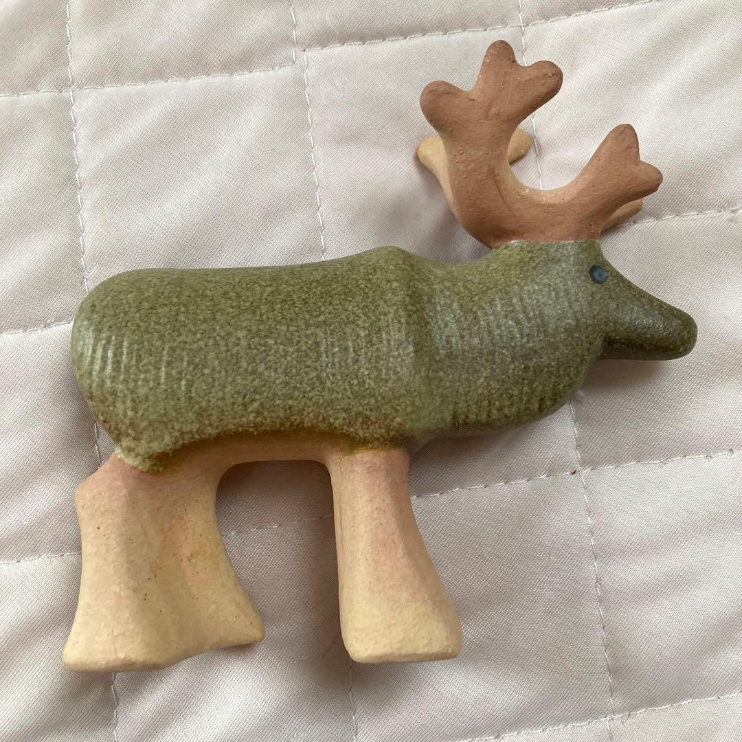＊つっちゃんのママ＊ 【LISA LARSON】トナカイの陶器　置物