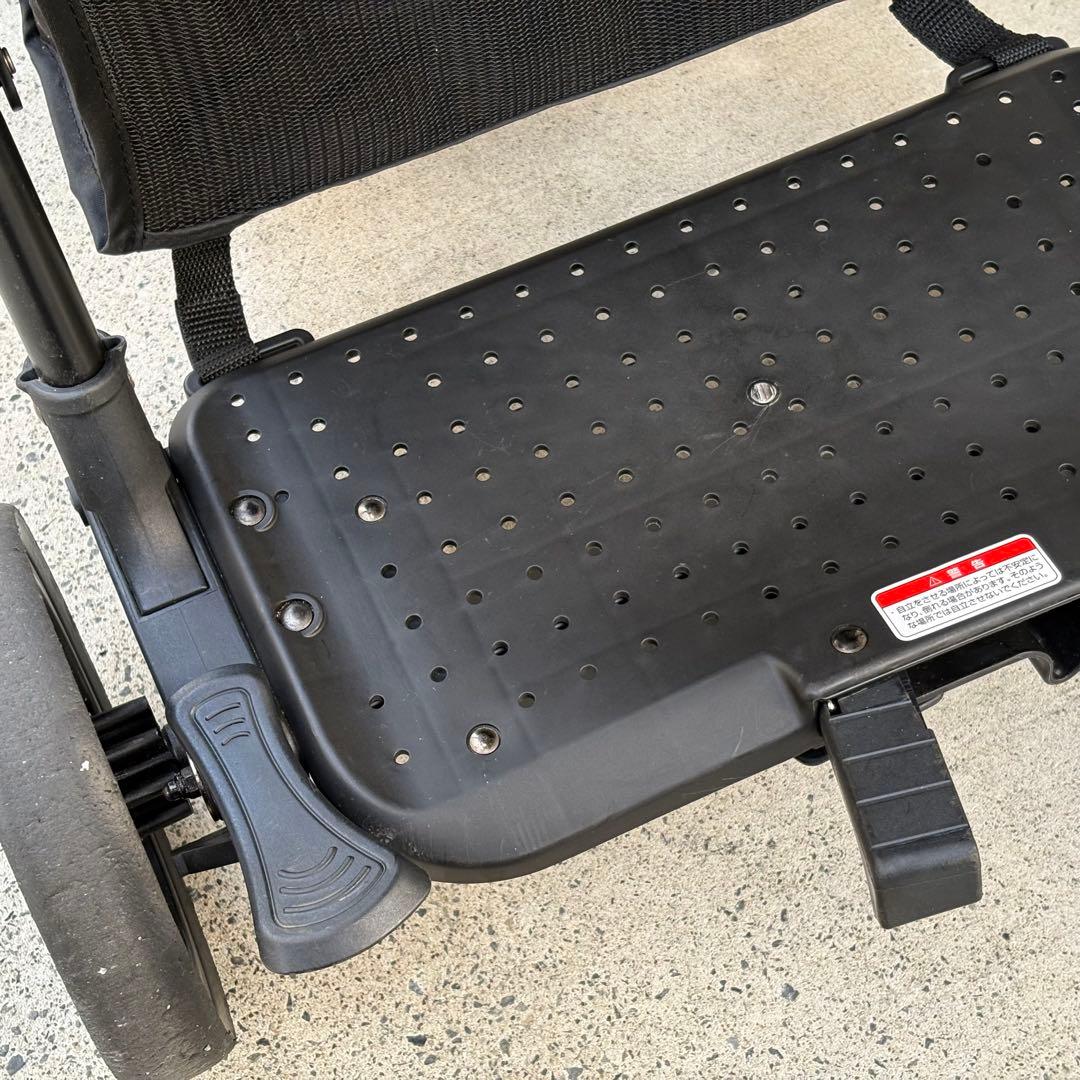 【レインカバー付き】カトージ 2シーター next 2人乗りベビーカー ベージュ