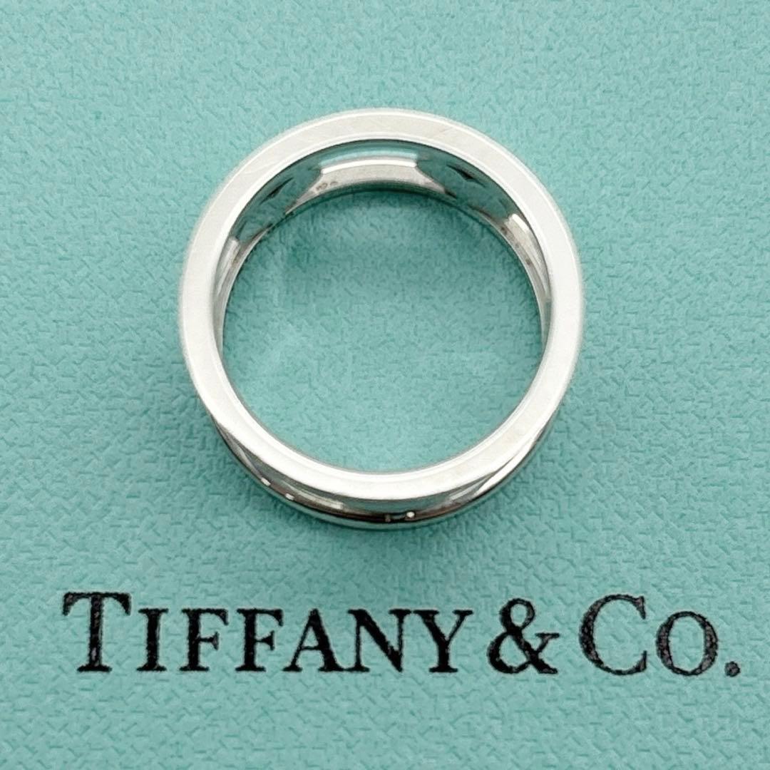 美品◎ ティファニー 透かしハート リング 指輪 シルバー925
