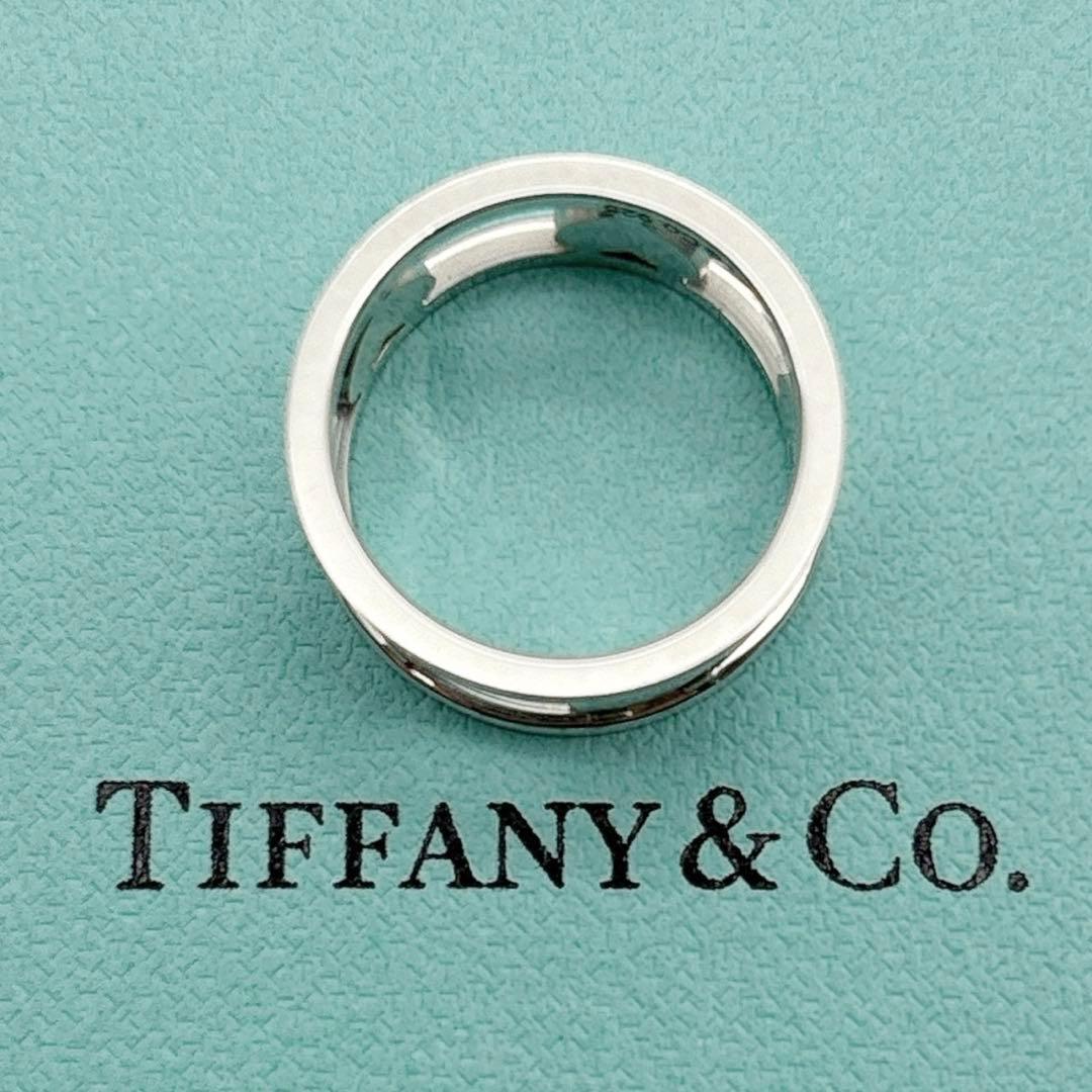 美品◎ ティファニー 透かしハート リング 指輪 シルバー925