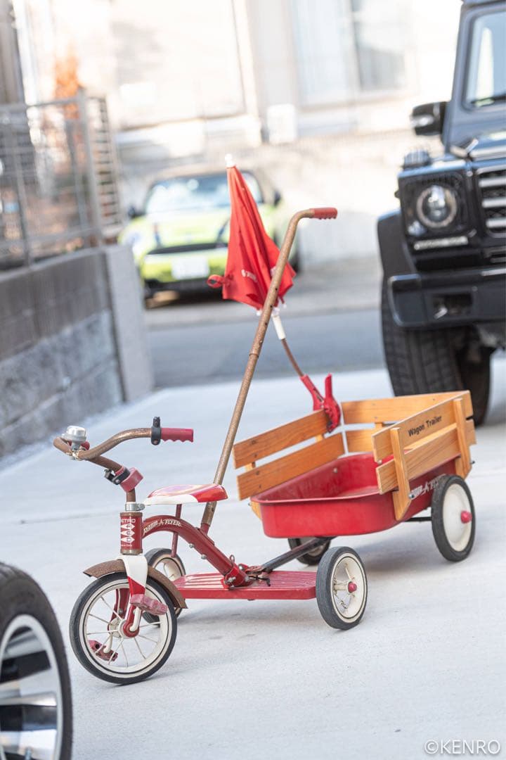 み*こ様 【関東手渡し限定！】ラジオフライヤー 三輪車 ワゴントレーラー アンブ
