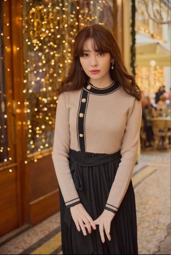 ワンピース Her lip to Saint Honore Long Dress