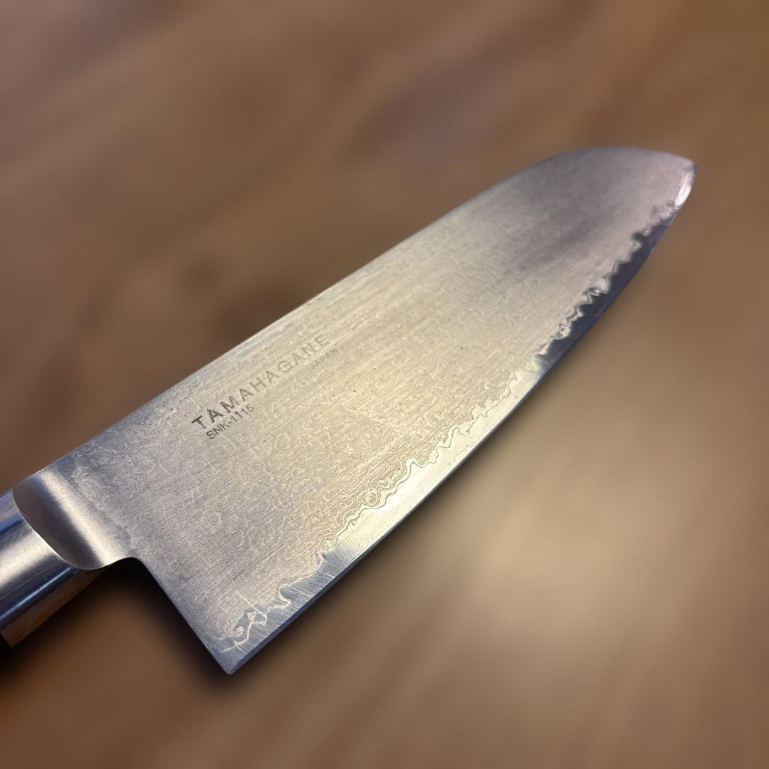 片岡製作所　ダマスカス　三徳包丁