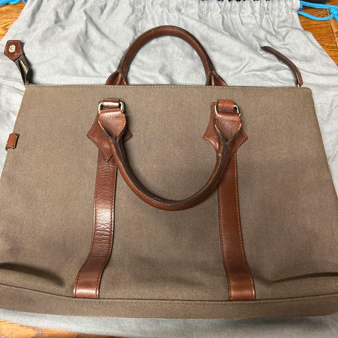 ヴィヴィアンウエストウッド ブラウンキャンバストートバッグ