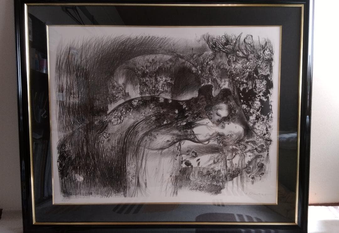 天野喜孝「吸血鬼」リトグラフ