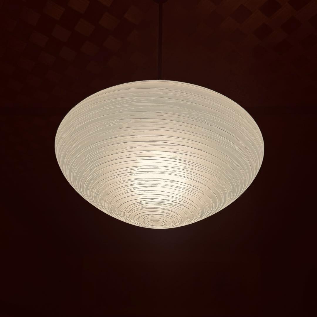 希少★昭和★レトロ★中古★糸巻きがらす★山田照明★ペンダントライト★ランプ