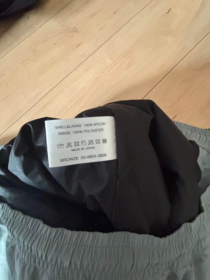 Ennoy ×スタイリスト私物 シャカシャカ　中綿　ナイロンパンツ