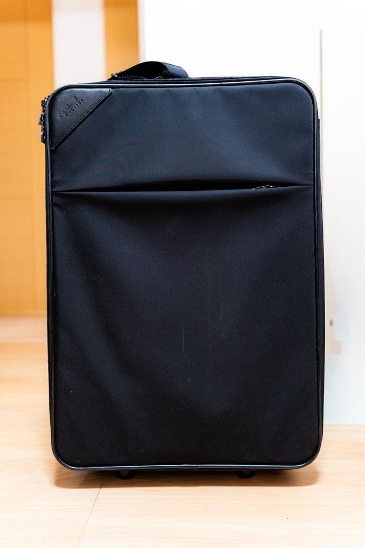 アニエス・ベー キャリーケース(ブラック) 修学旅行 ポーチ・ガーメント付