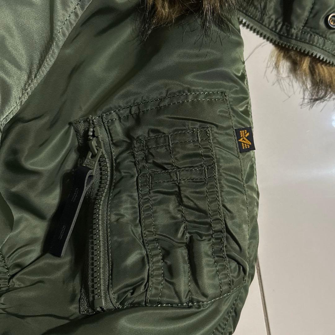 ALPHA INDUSTRIES N-2B フライトジャケット Mサイズ 短丈