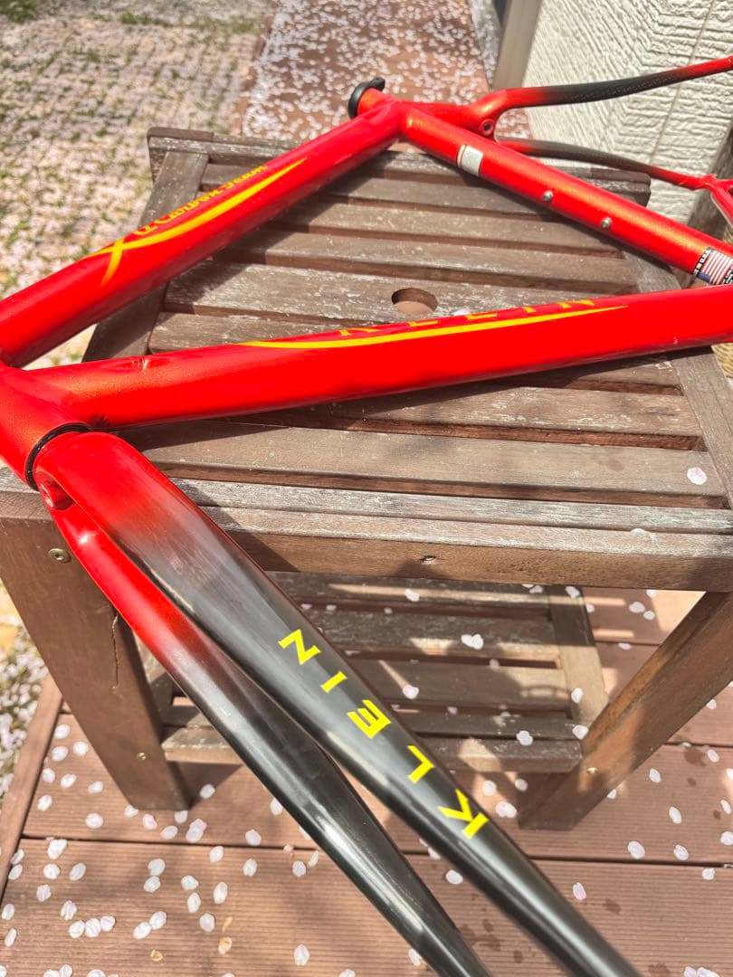 クラインqカーボンチームフレーム 希少  Q-Carbon TEAM