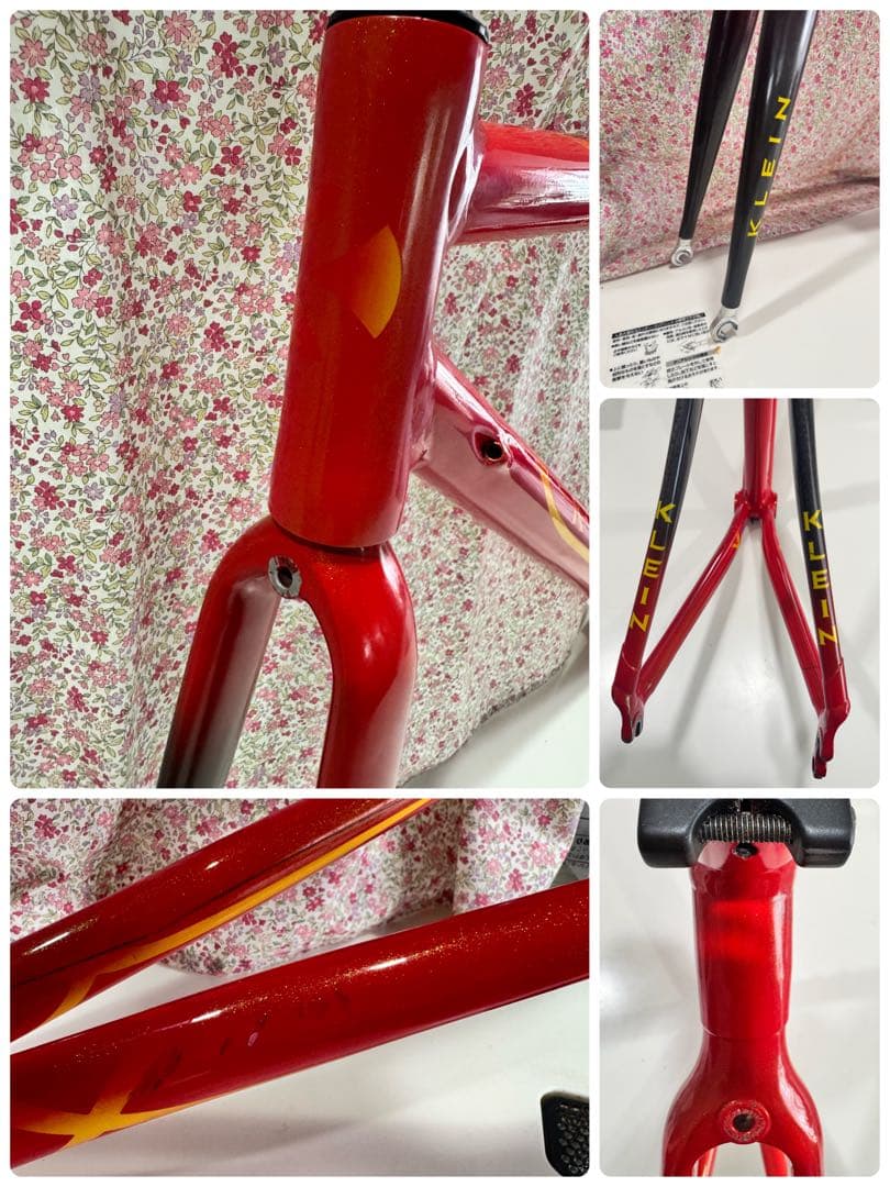 クラインqカーボンチームフレーム 希少  Q-Carbon TEAM